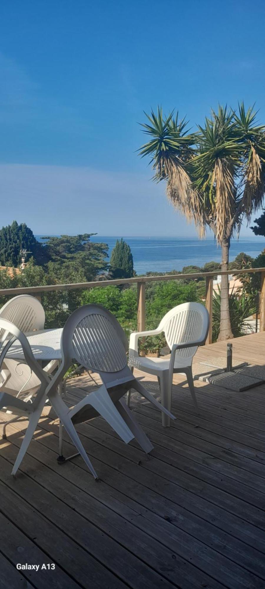 F3 Rdc Villa Vue Mer 180 Face A La Pointe De Giens Carqueiranne Phòng bức ảnh
